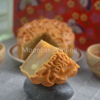 金沙姜莲 Ginger White Lotus Paste Mooncake