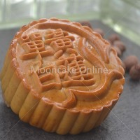 单白莲蓉 White Lotus Paste Mooncake with 1 Yolk