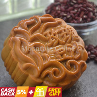 玫瑰豆沙 Red Bean Paste Mooncake 