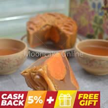 榴莲飄香 Durian Lotus Paste Mooncake with 1 Yolk 