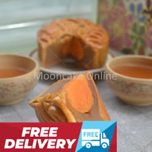 榴莲飄香 Durian Lotus Paste Mooncake with 1 Yolk 